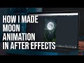 Glowing Moon Loop Animation in After Effects | Tutorial