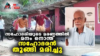 ചെറുതുരുത്തി:: സഹോദരിയുടെ മരണത്തിൽ മനം നൊന്ത് സഹോദരൻ തൂങ്ങി മരിച്ചു