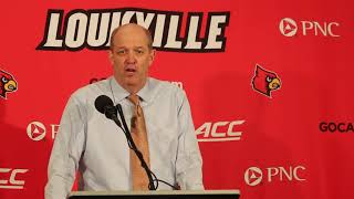 Pittsburgh's Kevin Stallings explains his exchange with a Louisville fan