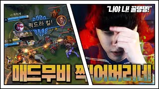 스맵님을 상대로 매드무비 찍어버렸습니다.. 무호흡 카이팅 쿼드라 킬! 【VS호진팀】