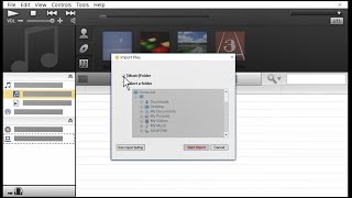 「Music Center for PC」 Importing content from a computer