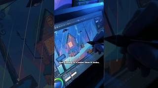 How to ANIMATE RAIN #art #shorts