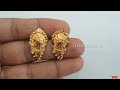 मात्र 1.630 ग्राम सोने की रोजाना पहनने वाले stud earrings designs with weight u0026 price 😍😍😍