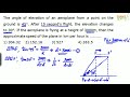 Height and Distance | Additional Example - 5 | Quantitative Aptitude | TalentSprint Aptitude Prep