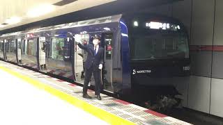 【本日営業運転復帰】相鉄10000系10701F×10 YOKOHAMA NAVY BLUE”特急海老名行”大和駅発車【警笛有り】