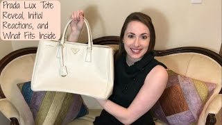 Prada Saffiano Lux Large Tote | Reveal | Initial Reaction | What Fits Inside | Pre-Loved Find