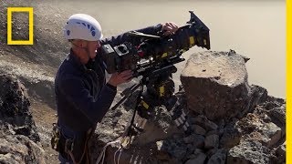 Filming Cliff-Jumping Geese: On Location | Hostile Planet