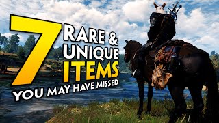 7 Rare \u0026 Unique Items in The Witcher That You May Have Missed!