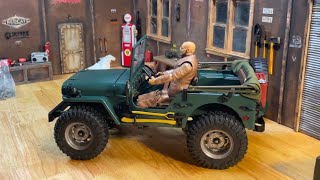 JJRC - 1/10 Scale - Willy's Jeep - New Paint & Wheels