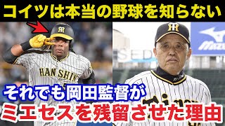 岡田監督「クビにするわけない」打率2割の阪神ミエセスを岡田監督と阪神球団が密かに期待する訳【プロ野球】