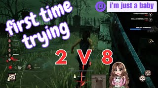 Baby killers first game | 2v8 dead by daylight game mode