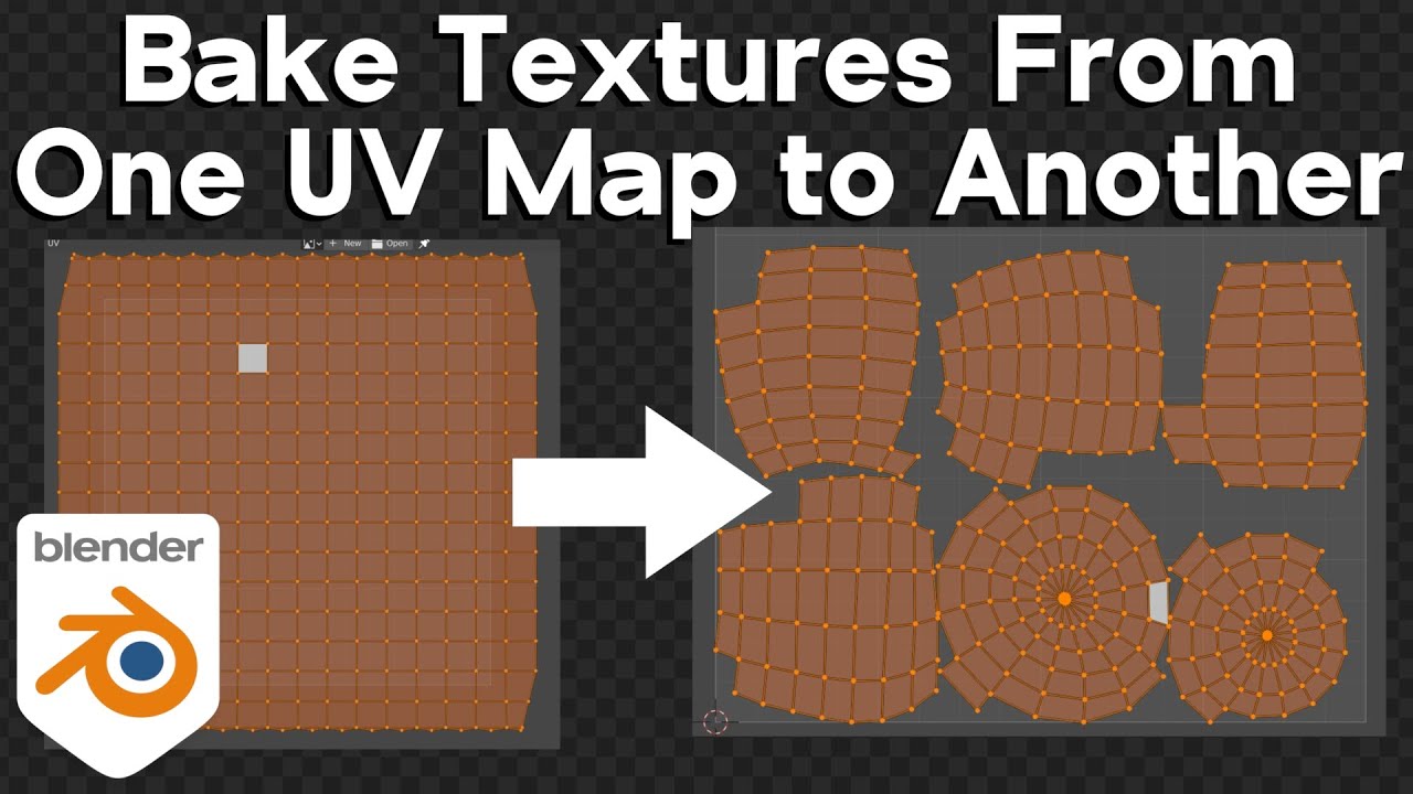 Bake Textures From One UV Map To Another UV Map (Blender Tutorial ...