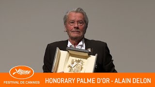 ALAIN DELON - Honorary Palme d'Or - Cannes 2019 - EV
