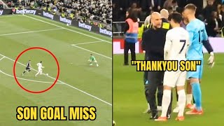 😱 Pep Guardiola Thanks Son at -Time for Missing the Goal 😳 | Spurs vs Man City 0