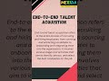 TALENT ACQUISITION IN HR #talentacquisitionprocess #talentacquisitionmanager