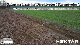 Még szánt és lazít, de direktvetéssel is kísérletezik a szatmári gazdálkodó - Avers-Agro vetőgéppel