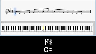 C-sharp harmonic minor scale