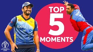 Nabi? Perera? Karunaratne? | Afghanistan vs Sri Lanka - Top 5 Moments | ICC Cricket World Cup 2019