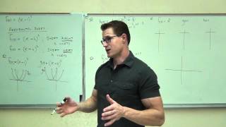 Intermediate Algebra Lecture 11.5:  Sketching Graphs of Quadratic Functions