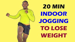 20 Minute Indoor Jogging Exercise to Lose Weight At Home
