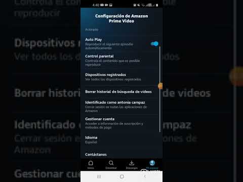 Como Cerrar Sesión En Prime Video Desde Tu Celular - YouTube