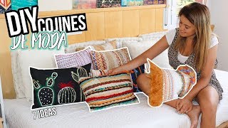 DIY 7 COJINES🤩 // Super fáciles + bonitos + baratos