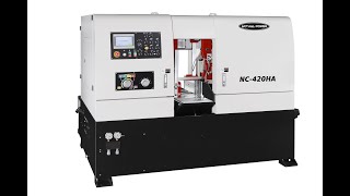 NC-420HA Full Cover Fully Automatic Band Saw Actual Power 帶鋸機