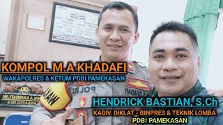 SALAM PERPISAHAN - WAKAPOLRES ( KETUM PDBI  PAMEKASAN) \u0026 KADIV BINPRES PDBI PAMEKASAN