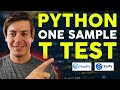 How to Perform a One-Sample T-Test in Python (Scipy & Numpy)