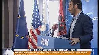 KQZ CERTIFIKON ZGJEDHJET LOKALE