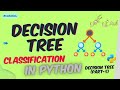 Decision Tree Classifier in Python | Decision Tree (Part-5)