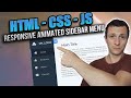 [ HTML | CSS ]  Sidebar Menu Animated