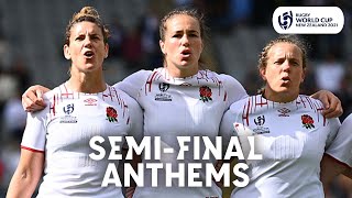 Proud renditions of the anthems ahead of the Semi Final!