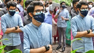 MLA Aditya Thackeray get's papped today in Bandra for Tree Plantation 🌱📸