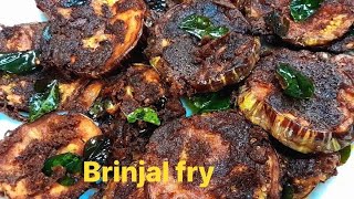 Brinjal fry recipe || കത്തിരിക്ക വറുത്തത്