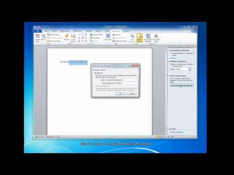 How to Create Fillable Forms in Microsoft Word 2010 How to Create Fillable Forms in Microsoft Word 2010