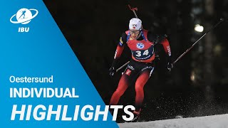 World Cup 21/22 Oestersund: Men Individual Highlights