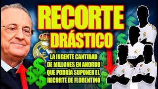 Recorte drástico  |  La ingente cantidad de MILLONES en ahorro que supone el recorte de Florentino