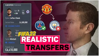 How to keep your Career Mode Transfers Realistic