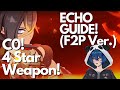 NO CONSTELLATIONS? NO PROBLEM! Dehya Envisaged Echo Guide F2P Version | Genshin Impact