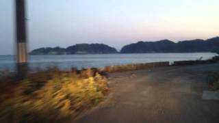 2012年10月21日現在の青野滝漁港 （岩手県宮古市）