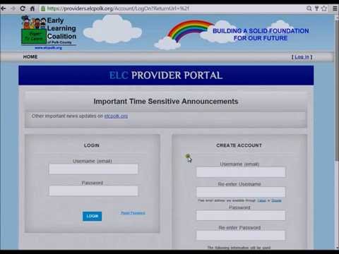 Provider Portal: Creating Account - YouTube