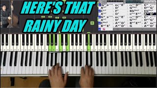 【黒本1練習記録】70) HERE'S THAT RAINY DAY　～雨の日に  (Jazz Standard Bible)