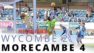 HIGHLIGHTS | Wycombe Wanderers v Morecambe