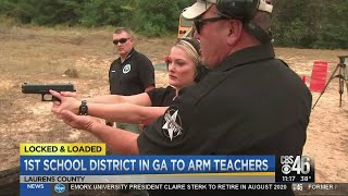 Georgia school district arms teachers with guns