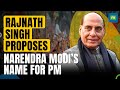 Rajnath Singh Proposes Narendra Modi’s Name For Prime Minister Post At Samvidhan Sadan