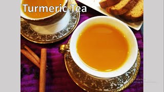 Detox Haldi Tea recipe/ Turmeric tea for Weight Loss/ Turmeric herbal tea– instant belly fat burner