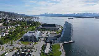 Drone film ved Scandic Seilet hotel og  Moldebadet