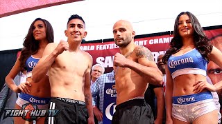 Leo Santa Cruz vs. Kiko Martinez - Complete Weigh In & Face Off Video