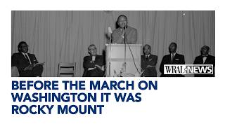 "I have a dream..." was first delivered in Rocky Mount, North Carolina